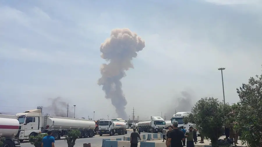 explosion at port in Iran