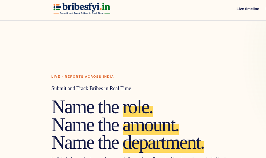 Bribes.fyi