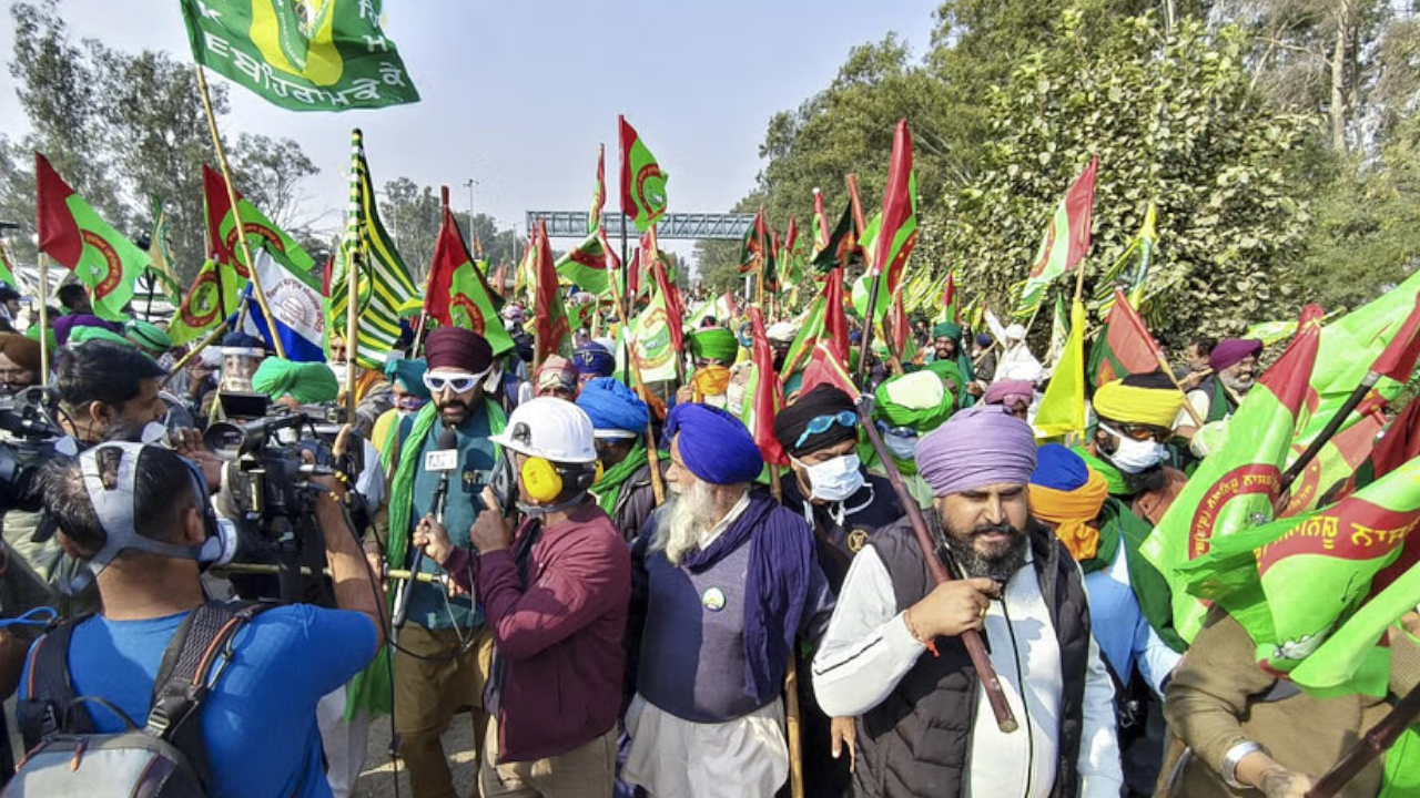 farmers protest