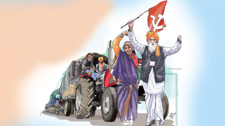 farmers protest