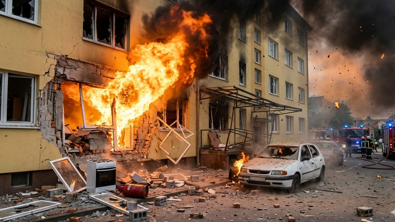 gas cylinder explosion