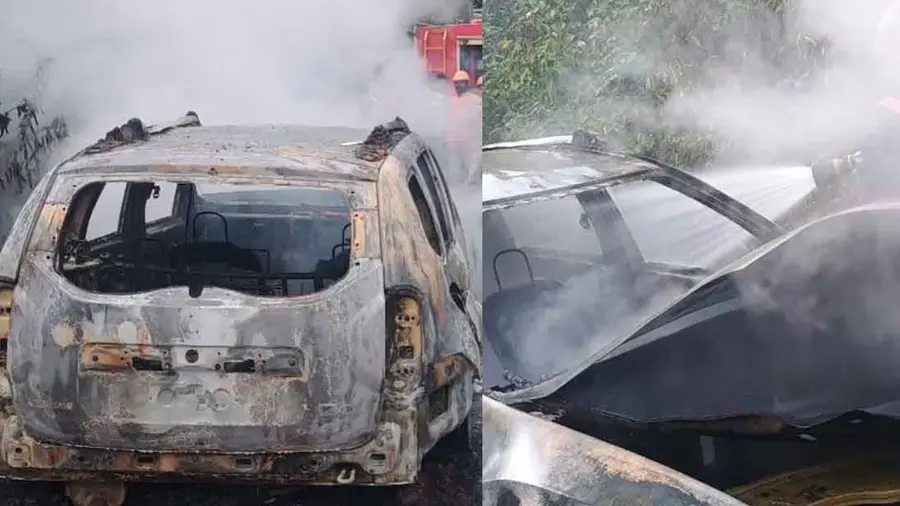 Car Burned