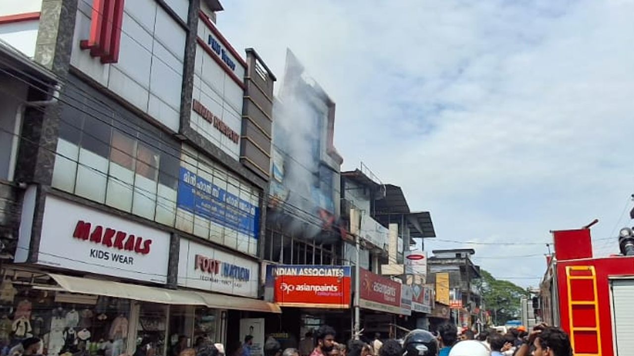 fire breaks out