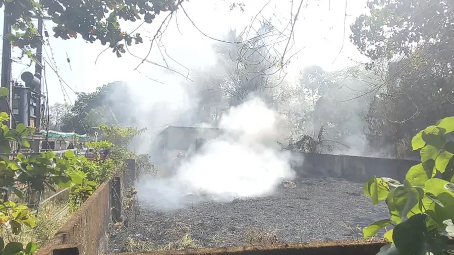 fire breaks railway