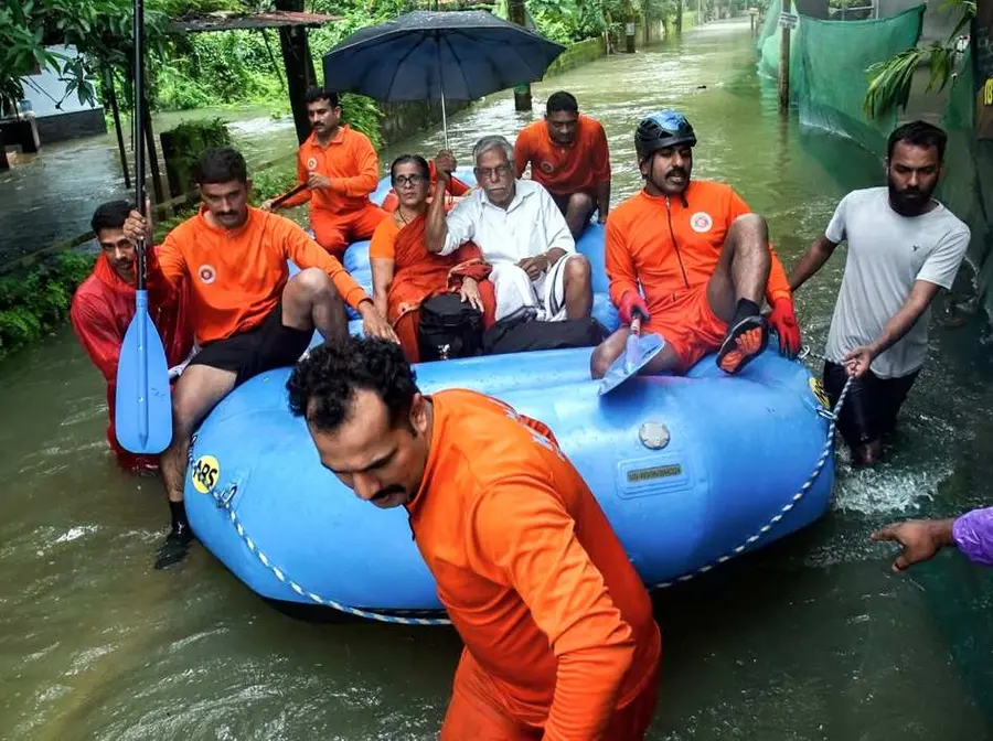 Fire force personnel emerge as saviors for hundreds of families.