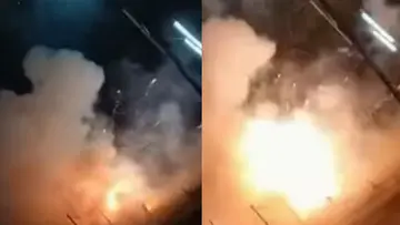 fire work accident