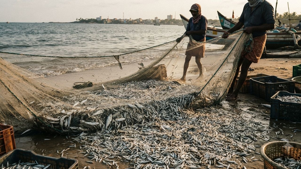fish fishermen ai image