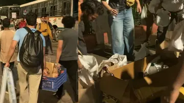 food parcels cjp protest