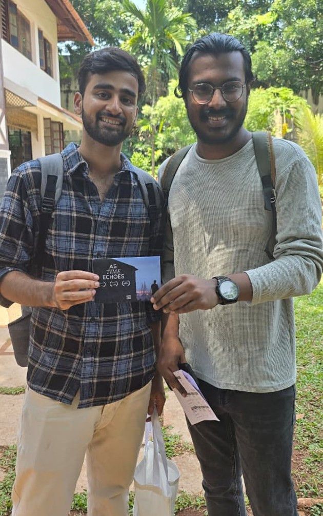 സാഹിത് മുര്‍ചേലയും ധനുഷ് ദണ്ടുവും ചലച്ചിത്ര മേളയിൽ