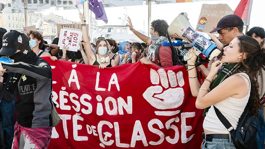 france students protest