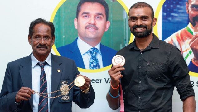 p r sreejesh remembering Manuel Frederick