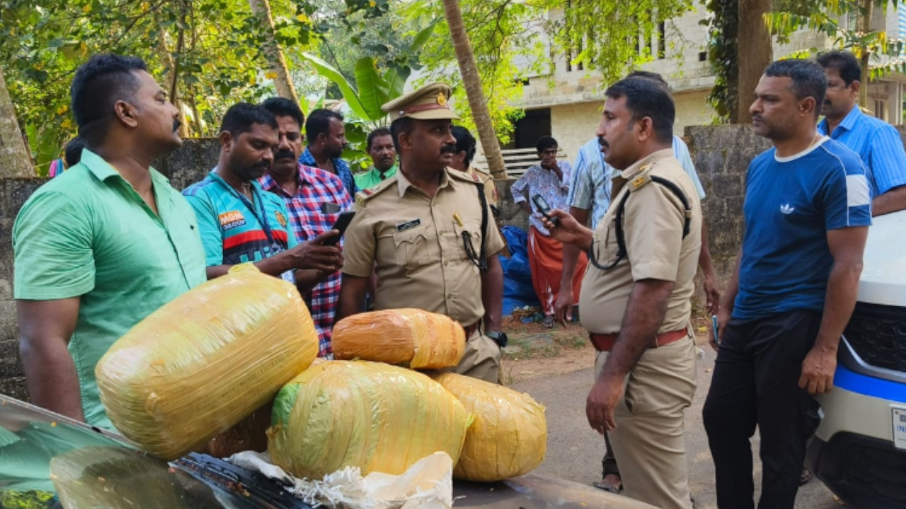 ganja man arrested in trvndrum