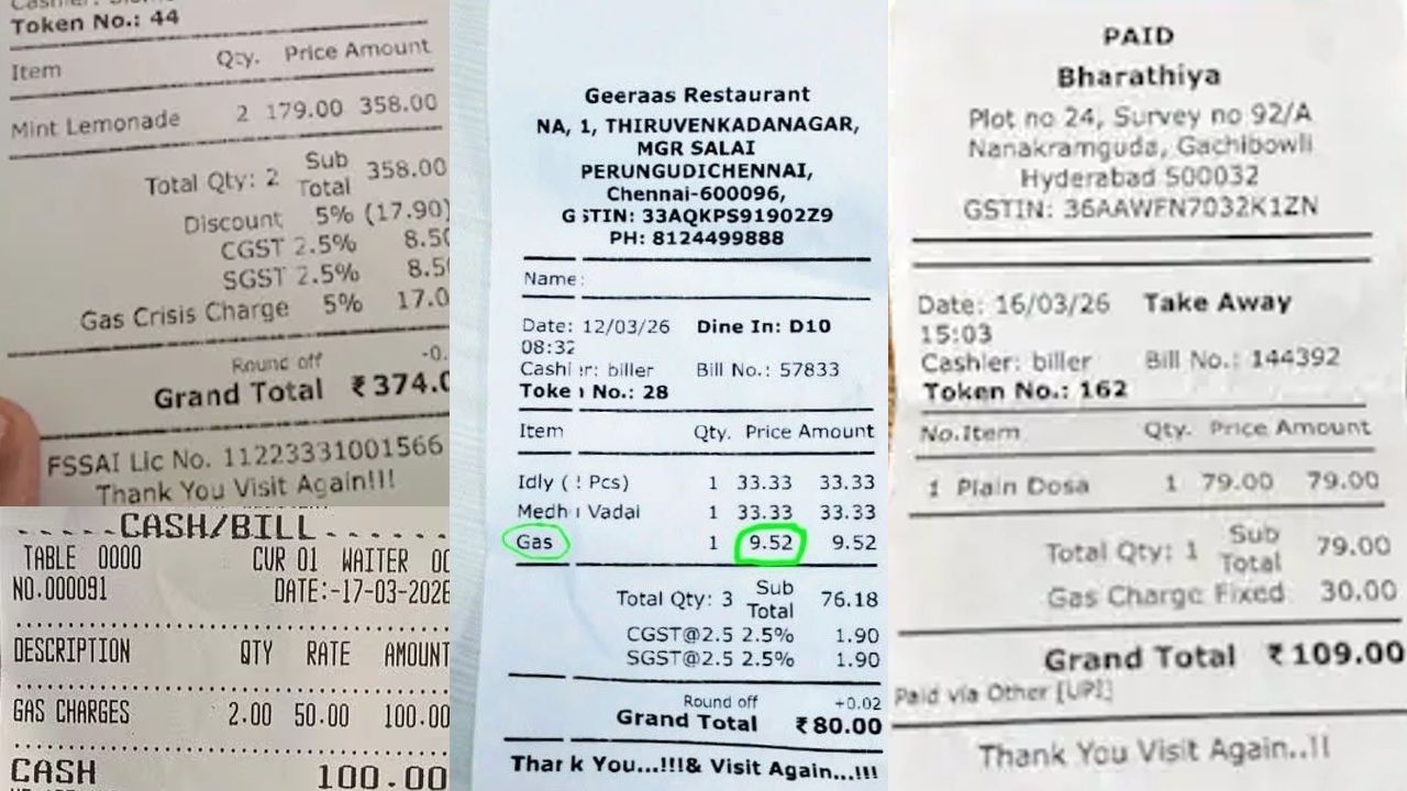 gas charge surcharge
