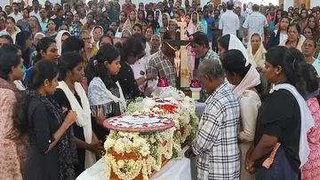 germany fire anjaly funeral