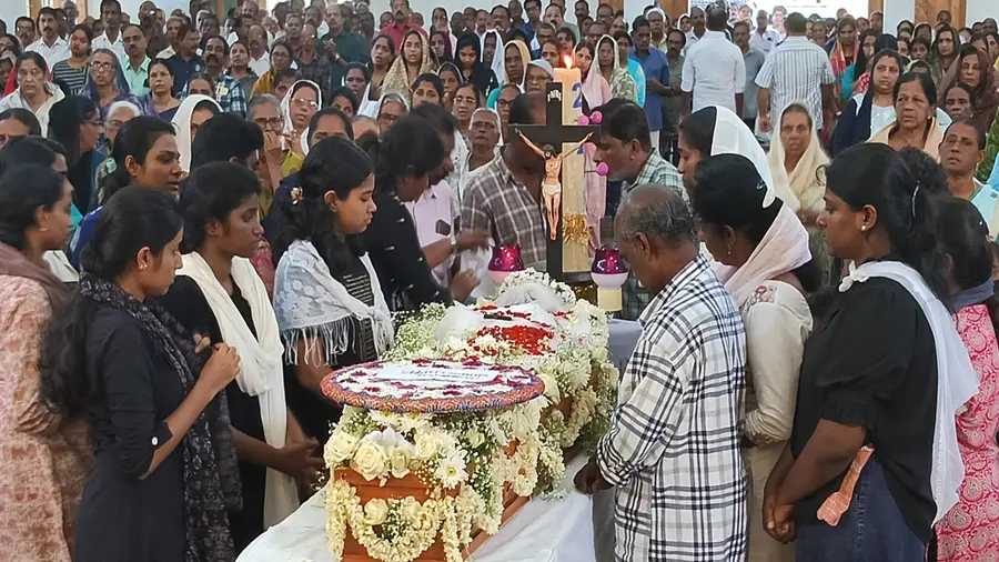 germany fire anjaly funeral