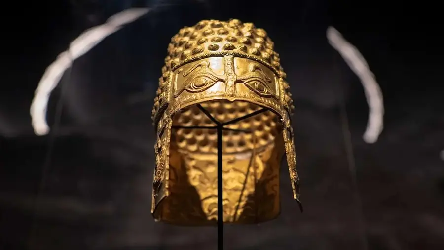gold helmet