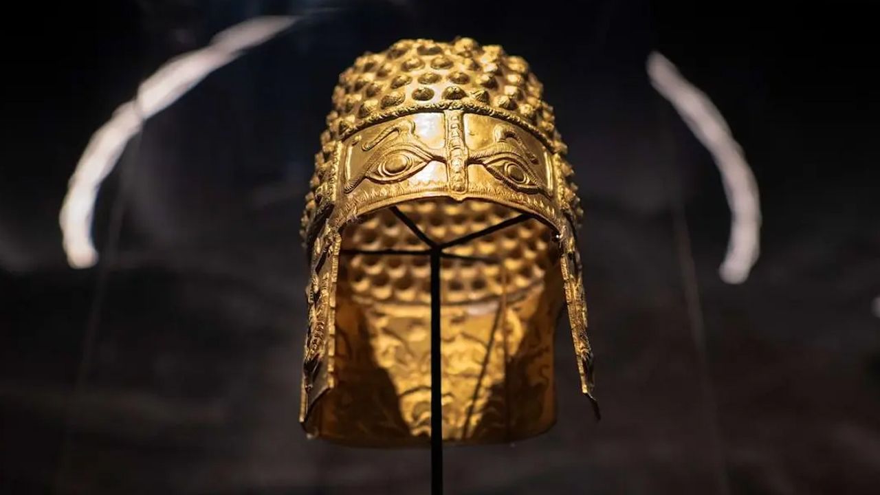 gold helmet