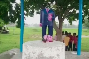 Ambedkar statue damaged in UP village