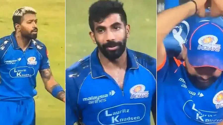 മുംബൈ ഇന്ത്യൻസിൽ ഭിന്നത; മൈതാനത്ത് വാഗ്വാദത്തിലേർപ്പെട്ട് ഹാർദിക്കും ബുംറയും
