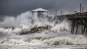 high waves