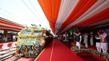 hydrogen train (Photo: X/@narendramodi)