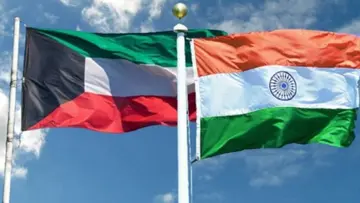 india kuwait flag