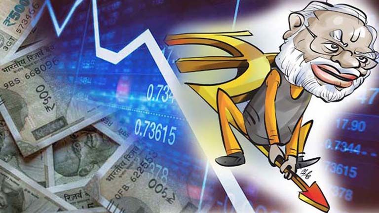 india economical growth down