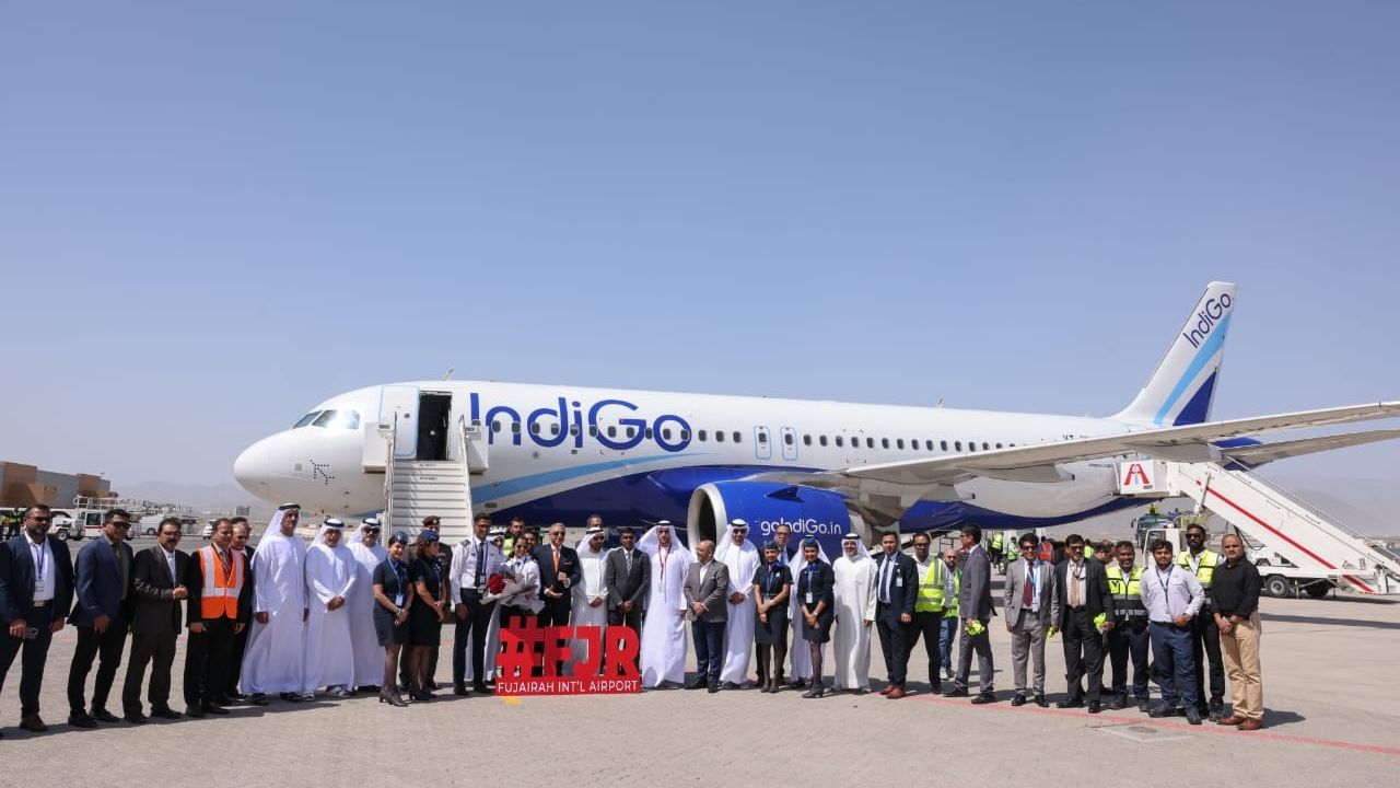 indigo flight from fujairah