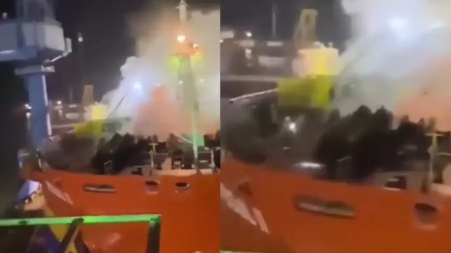 indonesia oil tanker blast