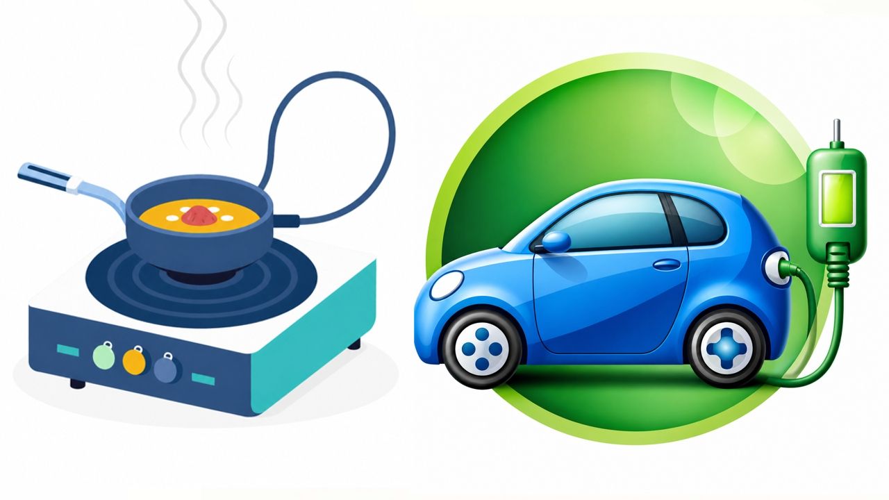 induction cooker electric car
