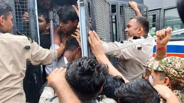 jantar mantar protest police attack