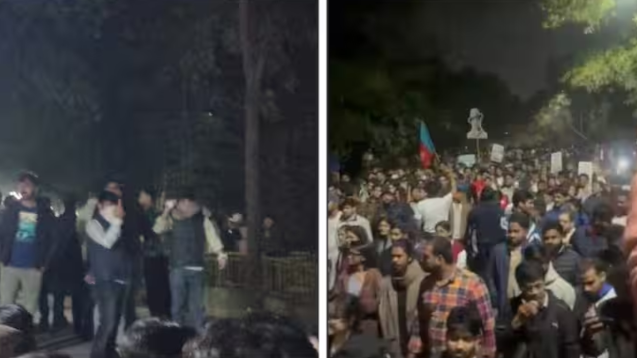 jnu students attack