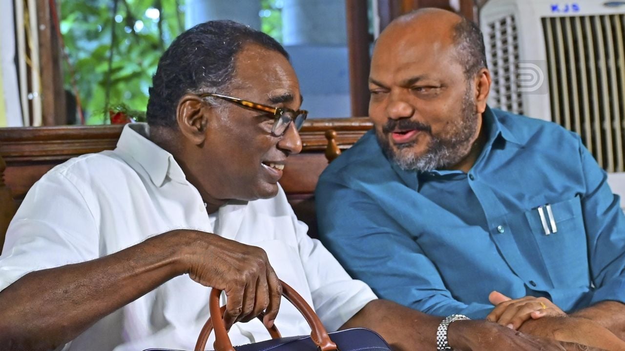 justice J chelameswar with p rajeev