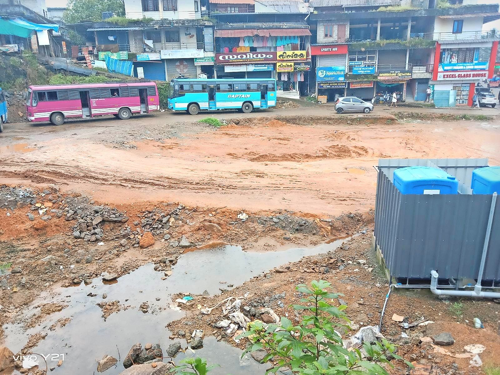Bus stands