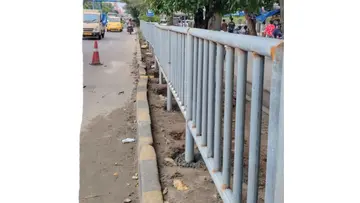 Iron fence