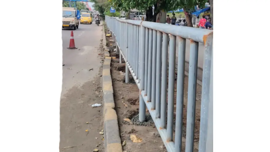 Iron fence