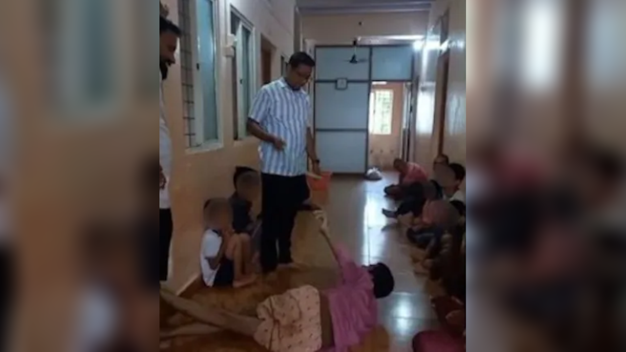 karnataka student beaten
