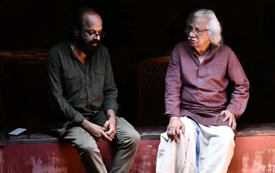 അടൂർ ഗോപാലകൃഷ്‌ണനൊപ്പം കെ ബി വേണു  