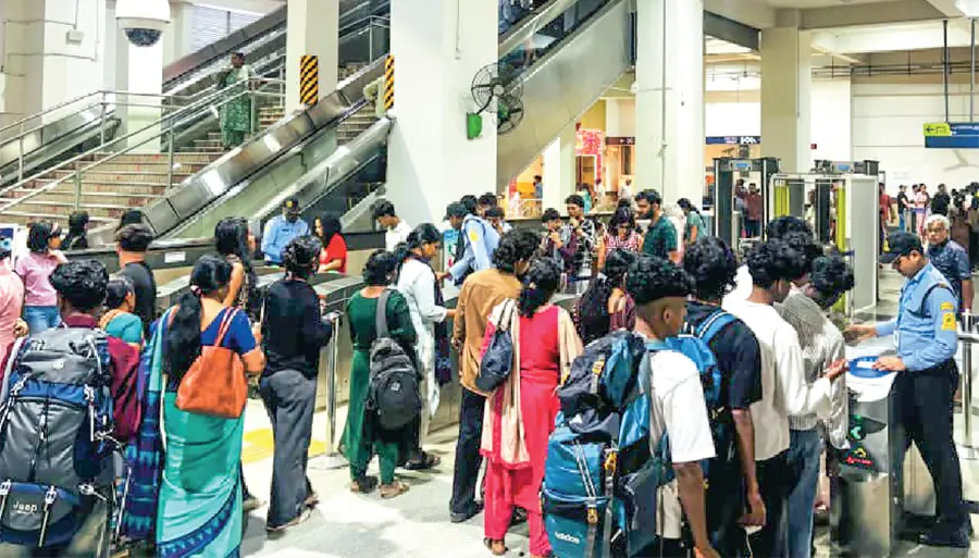 kochi metro new year special service