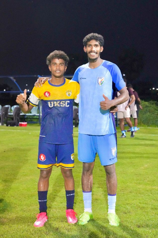 യദുകൃഷ്ണയും മുഹമ്മദ് ഷഹീഫും കളിക്കളത്തിൽ