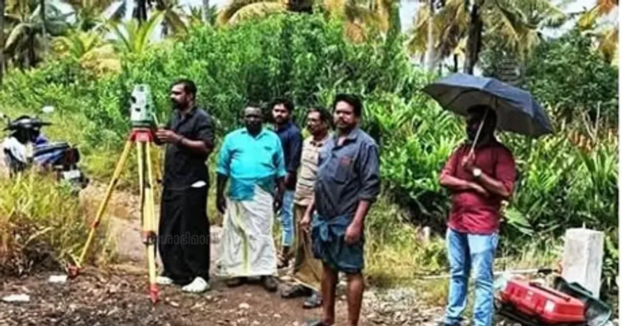 കൊന്നയിൽകടവ് പാലം സ്പാനുകളുടെ സ്ഥാനം നിർണയിക്കുന്നതിന് വേണ്ടിയുള്ള ടോപ്പോഗ്രാഫിക്കൽ സർവേ ആരംഭിച്ചപ്പോൾ