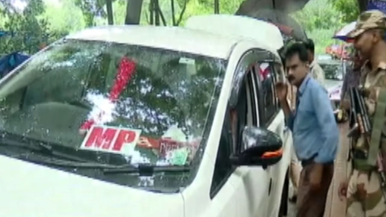 k radhakrishnan vehicle checking