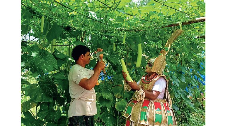 With agriculture