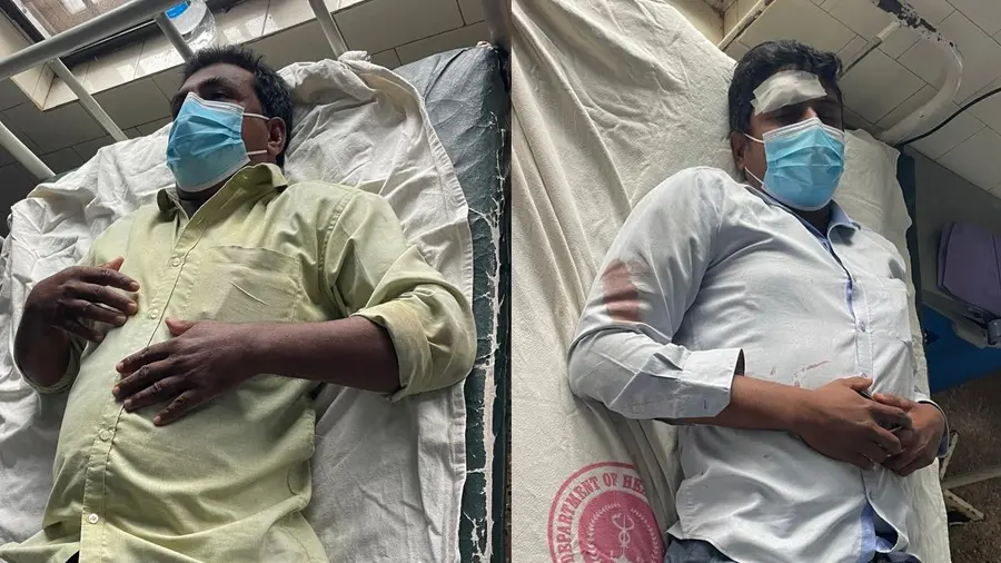 kseb workers attacked by goons