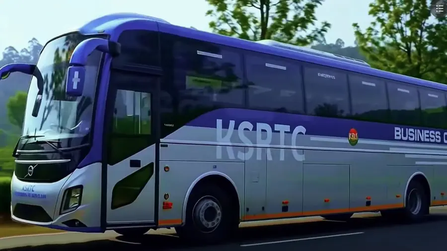ksrtc business class bus ai