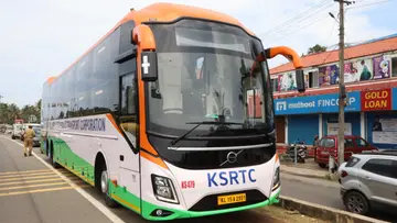 ksrtc new volvo bus