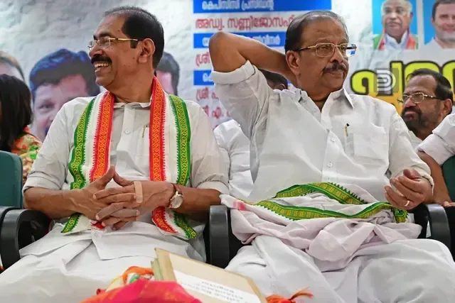 k sudhakaran and sunny joseph