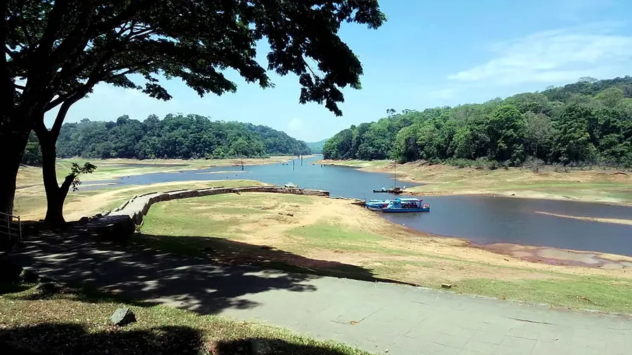 തേക്കടി ജലനിരപ്പ് കുറഞ്ഞ നിലയിൽ