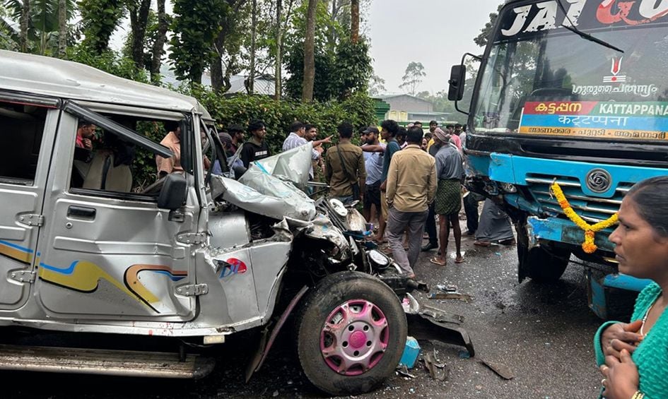 ജീപ്പും ബെെക്കും കൂട്ടിയിടിച്ചു