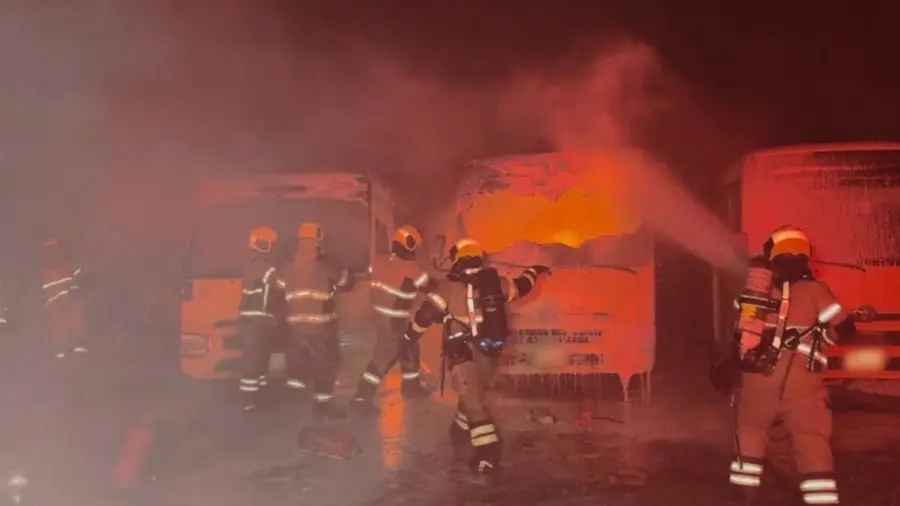 kuwait accident fire